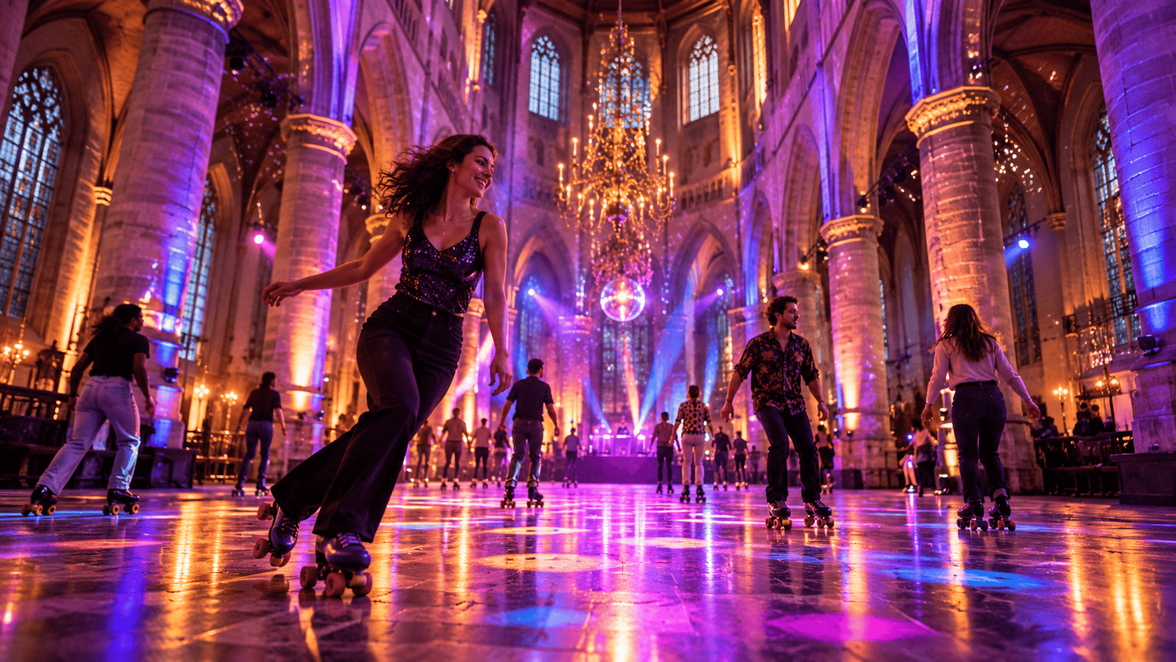 Laurenskerk becomes a Roller Disco this October Roller Disco returns to Rotterdam’s Laurenskerk with daytime skating, evening DJs and skate rental inside the historic church.